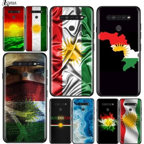 Kurdistan flag for LG G8 G8S G8X V30 V35 V40 V50 V60 ThinQ Q60 K40 K50 K51 K61 K71 K92 K62 K42 Black Phone Case