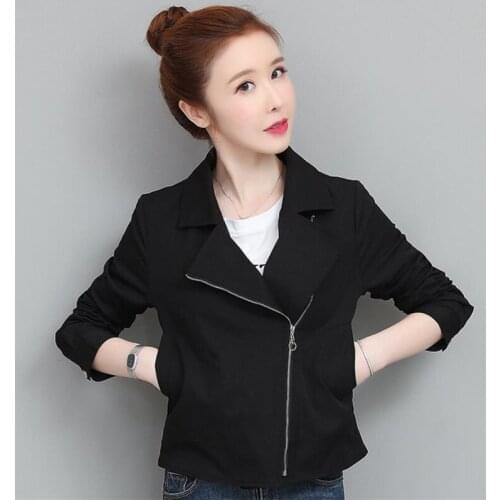 Woman Coat Super popular Short Coat Woman casual jacket Fashion Long Sleeve Basic Coats wholesale Female Jackets Outwear
