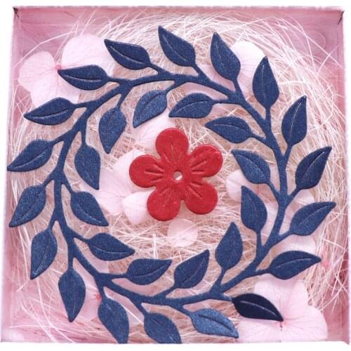 Leaves Flower Metal Cutting Dies DIY Scrapbooking Album Paper Cards Making Diy Craft Embossing Folders Slimline Dies