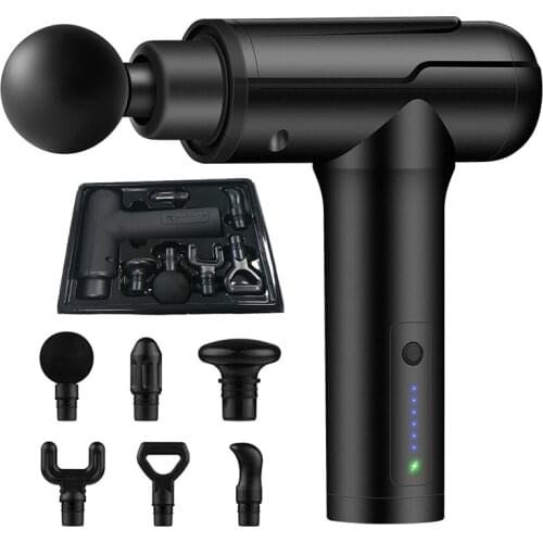 Booster Massage Gun Electric Neck Massager Smart Hit Fascia Gun for Body Massage Relaxation Fitness Muscle Pain Relief FG003