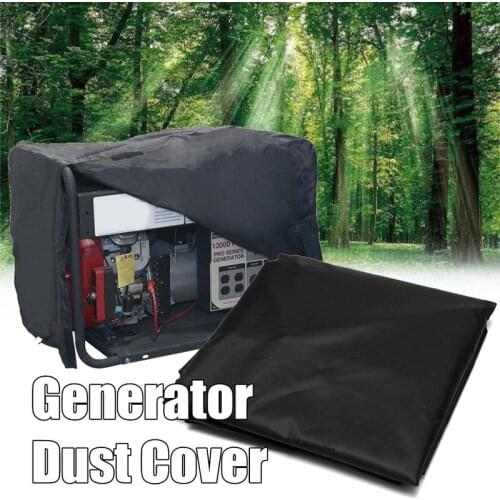 Outdoor Generator Cover Rainproof Dustproof Furtinure Cover 210D Oxford Cloth Black Anti-UV Protective Cover