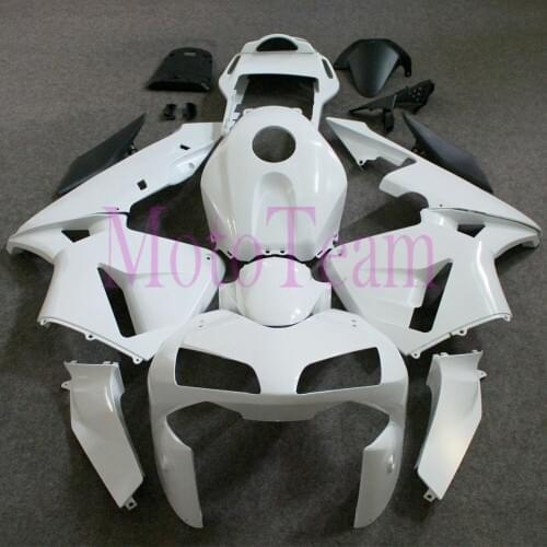 New For Honda CBR600RR CBR 600RR CBR 600 RR F5 2003 2004 03 04 Unpainted White Fairing kit bodywork ABS motorcycle