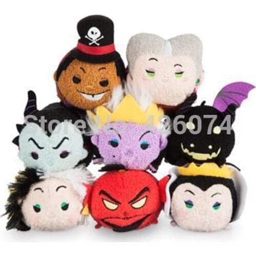 New Dr.Facilier Ursula Cruella De Vil Jafar as Genie Dragon Mini Plush Smartphone Cleaner Kids Stuffed Toy For Children Gift