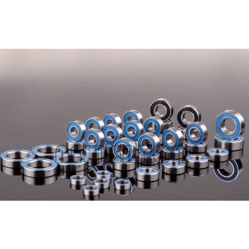 NEW ENRON 43Pcs Blue Ball Bearing Metric Rubber Sealed on Two Sides RC Car FIT For Rc car Traxxas Summit KIT 52100 Chrome Steel