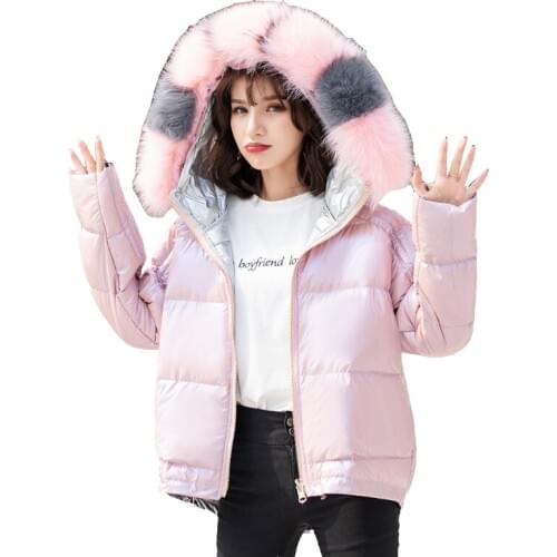 ODFVEBX Women's Winter Parkas With Natural Fur