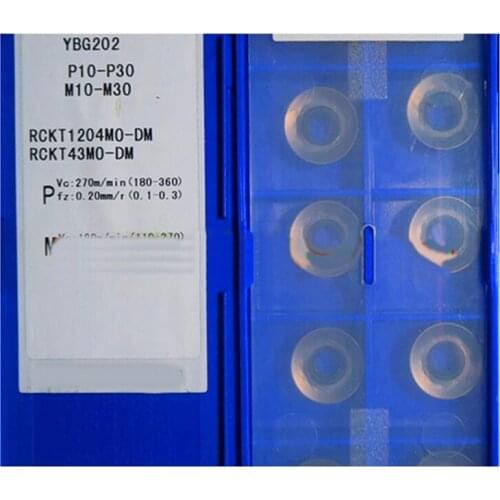 Original Turning Tool RCKT10T3MO-DM RCKT1204MO-DM YBG202 Lathe Cutter CNC process Steel & Stainless Carbide Inserts