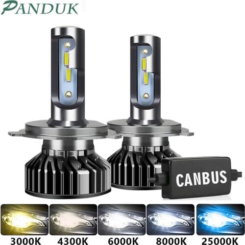 PANDUK Car Headlight 20000LM 110W CSP H4 LED H7 Canbus H1 H3 H8 H11 9005 9006 3000K 6000K Car Auto Headlamp Led Lights For Car