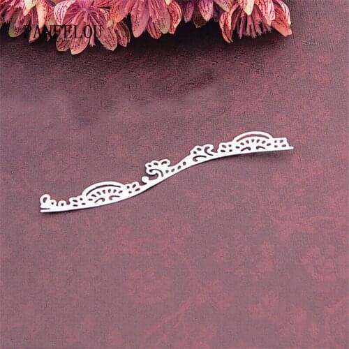 PANFELOU 11x1.5cm Romantic lace metal craft Carbon Steel Cutter paper die cutting dies Scrapbooking/DIY Embossing cards
