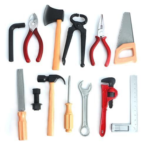 Plastic Building Tool Kits Set Kids DIY Construction Educational Toys