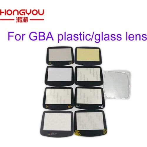 50pcs plastic/Glass Lens for GBA Screen Lens Protector Cover for Gameboy Advance for Super famicom lens
