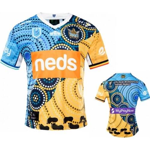 Rugby jersey 2021 2022 Australia Gold Coast Titans Mens Indigenous rugby Jersey shirt