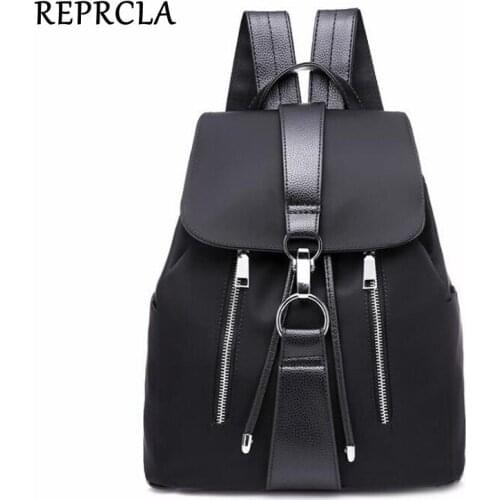 REPRCLA Fashion Waterproof Oxford Backpack Girls Schoolbag Shoulder Bag High Quality Women Backpacks Travel Bag Mochila