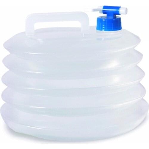 Foldable Water Storage Container Leakproof Outdoor Camping Sports Travel Water Tank Bucket Barrel Bag Collapsible Carrier Jug