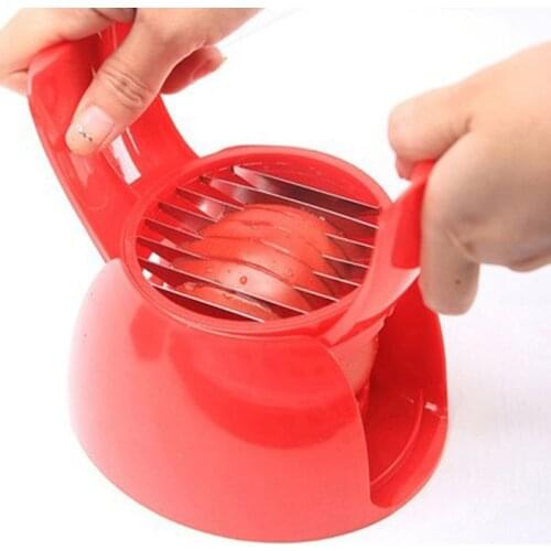 Tomato Slicers Potato Onion Tomato Slicer Fruit Vegetable Cutter Cuts Tools Holder Slicer Guide Kitchen Gadgets Accessories