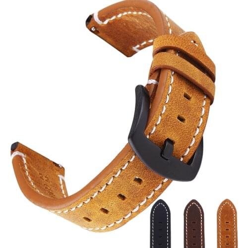 Replaceable Watchbands for For Fossil Gen 5 Gen 4 Smartwatch Watchband accessories Genuine Leather Bracelet