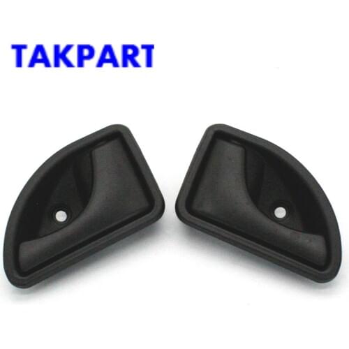 TAKPART 1pc Left/Right Interior Door Handle Front Left Right For Renault Kangoo VAN 01-07 8200247802 8200247803