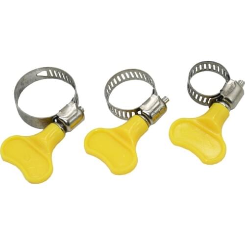 Hose retaining collar 8mm/10mm/11mm/12mm/16mm/20mm/25mm adjustable snap garden hose collar handle Anti-shedding adapter 5pcs