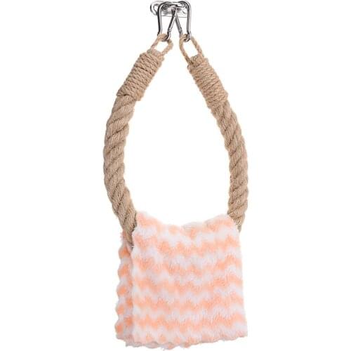 Knitting Vintage Toilet Rope Home Hotel Bathroom Decoration Paper Holder Towel Rack Hanging Rope Toliet Paper Holder