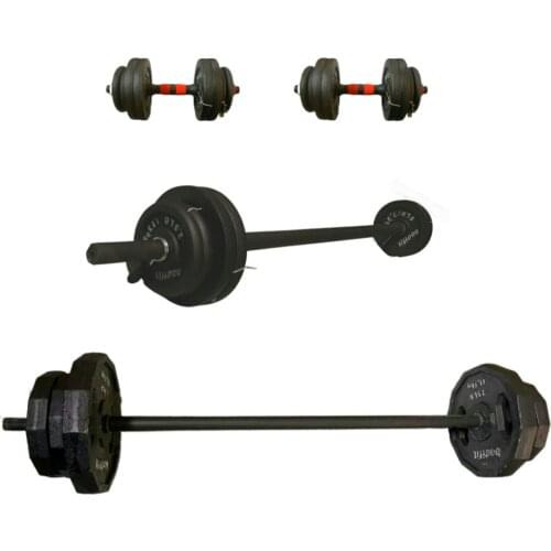 WEIGHT DISCS, OF IRON, WITH GRIPPING HANDLE FOR MUSCULATION, HOLE DIAMETER 27MM, SHIPPING FROM SPAIN