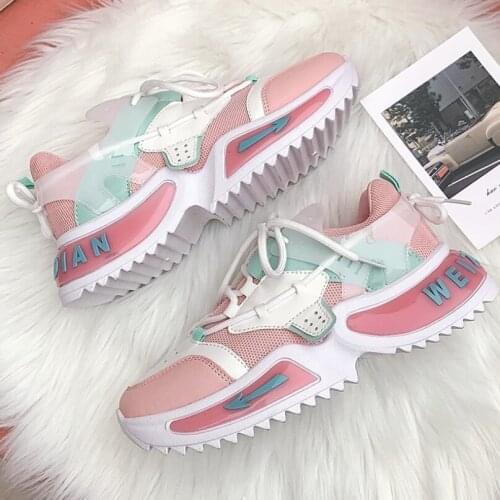 Women Shoes Outdoor Leisure Sneakers Multicolor Round Head Comfortable Running Sport Light and Comfortable Tenis Feminino Shoes
