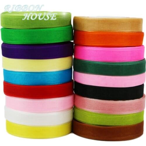 50 yards/roll) 15mm organza ribbon gift wrapping decoration Christmas ribbons