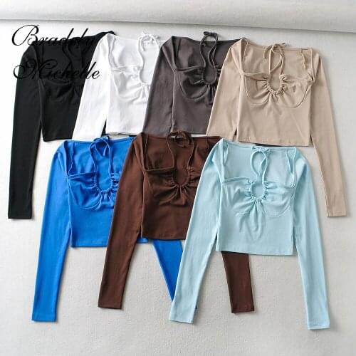 BRADELY MICHELLE Women's Cropped T-shirts