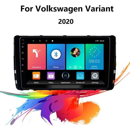 Eastereggs For Volkswagen Variant 2020 2 Din Car Radio GPS Navigation Multimedia Player Android 8.1 Auto Stereo player