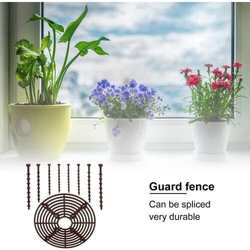 1pc Plant Pot Grid Flower Pot Cover Flower Protection Accessories Garden Plant Pot Soil Guard Cover Plant Root Protector