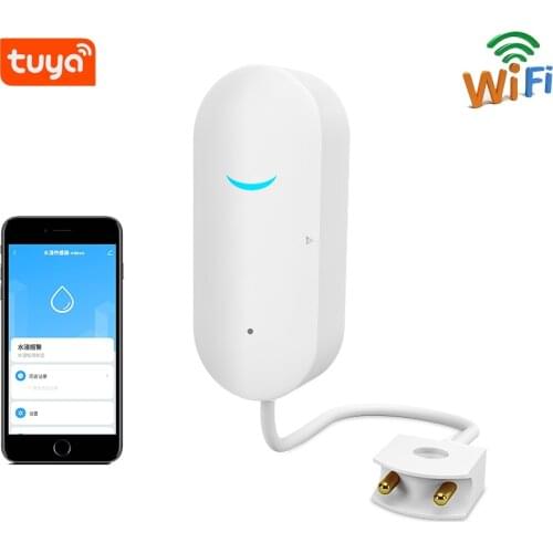 Tuya Water Leakage Sensor Alarm detector Security Overflow protection Tuya Smart Life App home Remote control