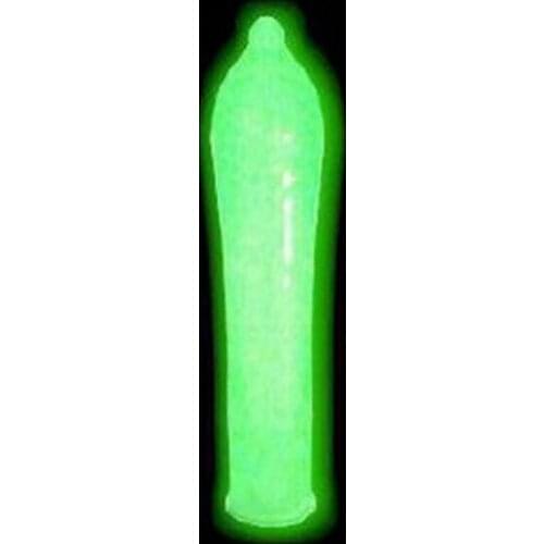 3 Pcs Fluorescent Night Light Glowing Condoms Men Women Contraception Luminous Condom Sex Products 4 Pcs Ultra-Thin Penis Sleeve
