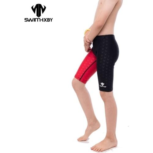 HXBY Boys Swimsuit Swimming Trunks Professional Training Swimsuit Boys Kids Racing Children Boy Swimwear Shorts Mens Swim Trunks