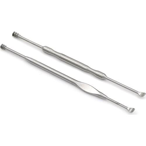 Top Selling Earpick Stainless Steel Earpick Wax Remover Curette Cleaner Health Care Tool Ear 2 Styles