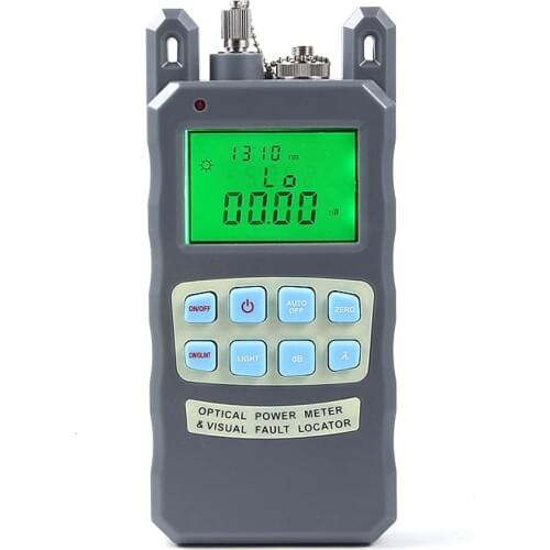 Fiber Optical Power Meter -70 to +10dBm and 1mw 5km Fiber Optic Cable Tester Visual Fault Locator