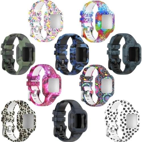 Strap For Garminfit JR 3 Smart Watch Wristband Kids Band Children Printed strap For Garmin Fit JR 3 vivofit Bracelet Accessories