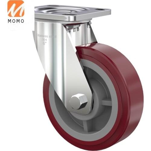 Castors 5 inch locking swivel joint stainless casters industrial casters for furniture