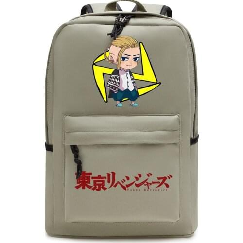 Tokyo Revengers Backpack Anime Cute Cartoon Character Print Cosplay School Shoulder Travel Laptop Bags For Teenage Boy Girls