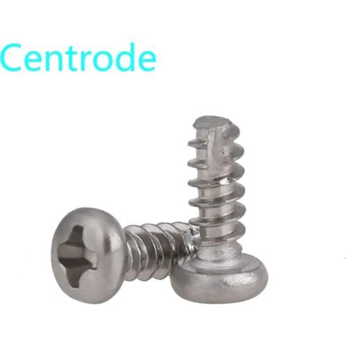 304 stainless steel Phillips round head cutting tail self-tapping screws PT cross pan head self drilling screw M2M2.6M3 25pcs