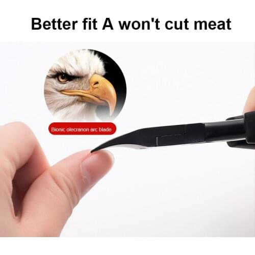 Nail Groove Special Nail Scissor Oblique Mouth Olecranon Toenail Pedicure Artifact Heavy Duty Nail Clippers Paronychia Nail Tool