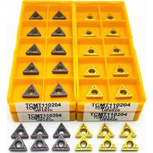 Lathe tools TCMT110204 VP15TF TCMT110204 UE6020 carbide inserts internal turning tools turning inserts TCMT 110204 cutting tools