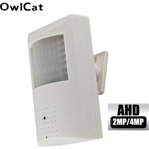 OwlCat Mini PIR 1080P Security AHD Surveillance CCTV Analog Camera 2MP 4MP High Resolution IR PAL NTSC Indoor BNC Video Cameras