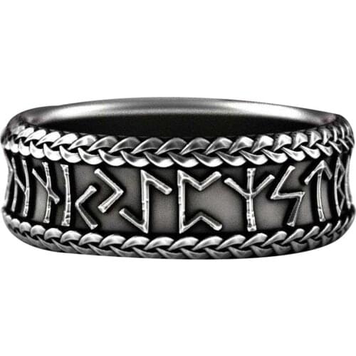 Vintage Men Women Ancient Band Finger Ring Party Club Jewelry Gift Mens Jewelry for Men Lord Wedding Band Male Ring for Lovers