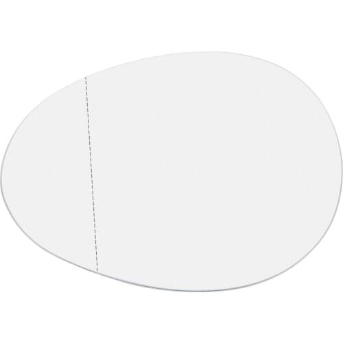 X Autohaux Left Side Right Side Mirror Glass Heated With Adhesive For BMW Mini Cooper 2007-2015