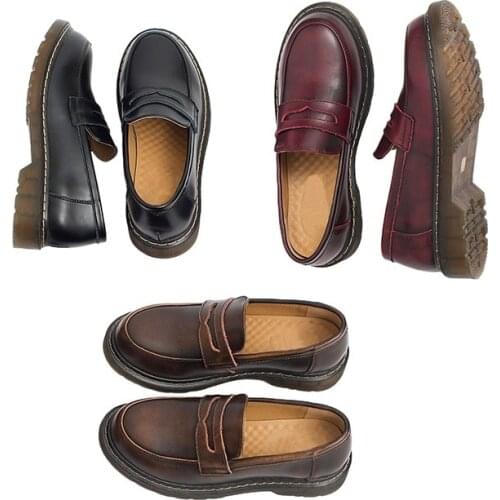 New 2020 Japanese Style Vintage College Student Shoes Cosplay Lolita Shoes JK Uniform Shoes Platform Shoes for Women/Girls 35-40