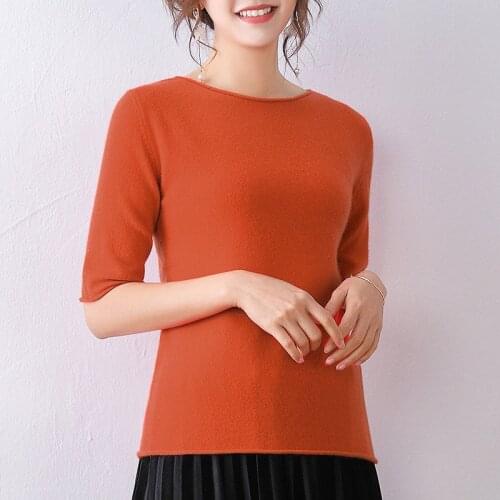 Adishree 2020 woman winter 100% Cashmere sweaters and autumn knitted Pullovers High Quality Warm Female thickening Slash neck