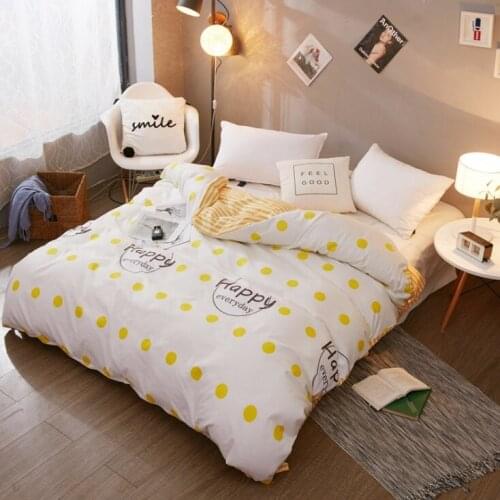 3/4 pcs Luxury Comforter Bedding Sets Geometric Pattern Bed Linen Cotton/Polyester Duvet Cover Bed Sheet Pillowcases Cover Set