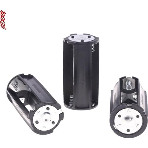 3Pcs 3x AA to D Size Battery Adapter Converter Holder Case Box