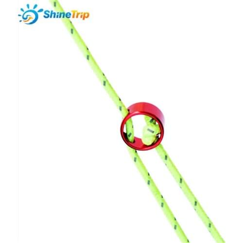 Tent Accessories (100 pcs) Round Aluminum Alloy Camping Tent Wind stopper Rope Adjuster Buckle Tentorial Wigwam Buckle