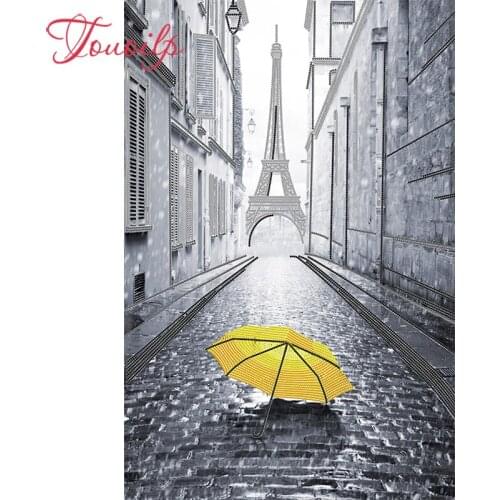 Touoilp diy Diamond embroidery umbrella tower 5d Diamond painting cross stitch 5D Square/Round Mosaic Rhinestone Home Decor