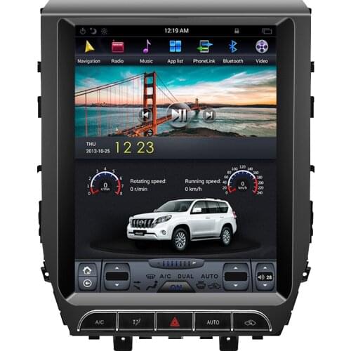 12.1'' Car Audio Android Car GPS Navigation For TOYOTA LAND CRUISER 2016 4G+64GB Vertical Screen Tesla Car Multimedia Player