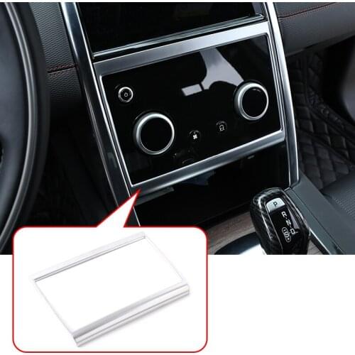For Land Rover Discovery Sport 2020 ABS Chrome Air Conditioning Panel Decorative Frame Car Accessories